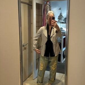 St. John casual Cream Blazer